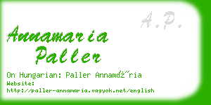 annamaria paller business card